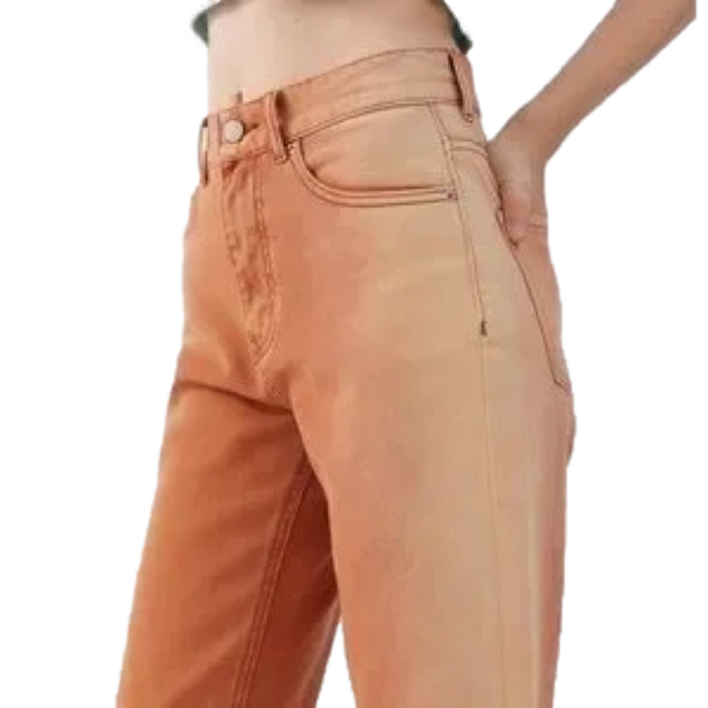 BDG URBAN OUTFITTERS Cowboy Jean women’s size 28 Brown rust ombré NWT - Picture 2 of 13